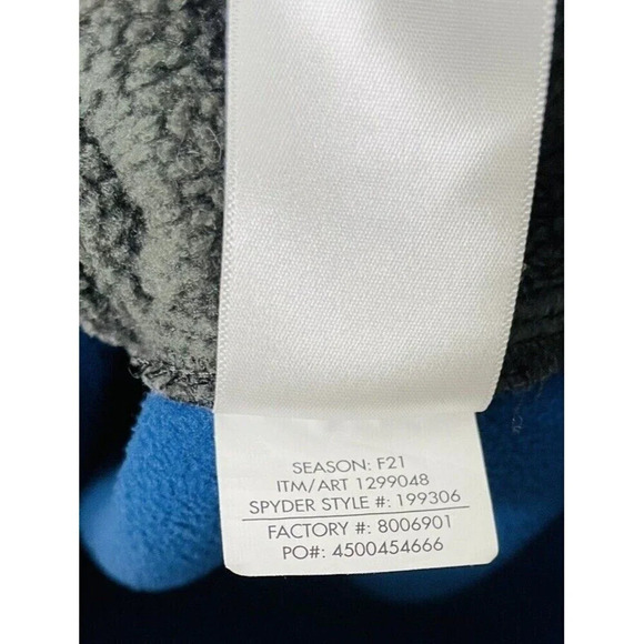 Spyder Jacket 1/4 Zip Pullover Large Mens Sweater Gait Knit Outdoor Logo Hiking - Picture 5 of 9